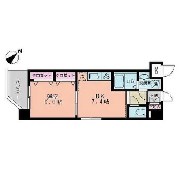 ルーチェ茗荷谷 307号室 間取り図