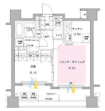 ガーラ・レジデンス文京本郷間取り図