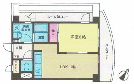 フレス茗荷谷間取り図