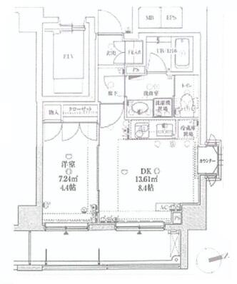 パークプリエ神楽坂間取り図
