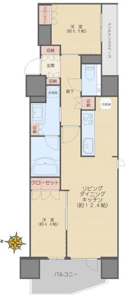 グランスイート文京音羽ウエスタージュ間取り図