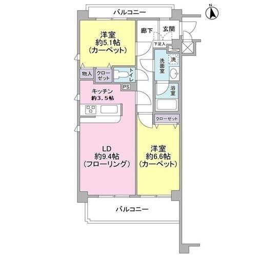 ボヌール目白台間取り図