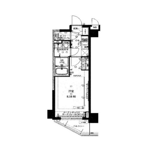 プレスタイル神楽坂間取り図