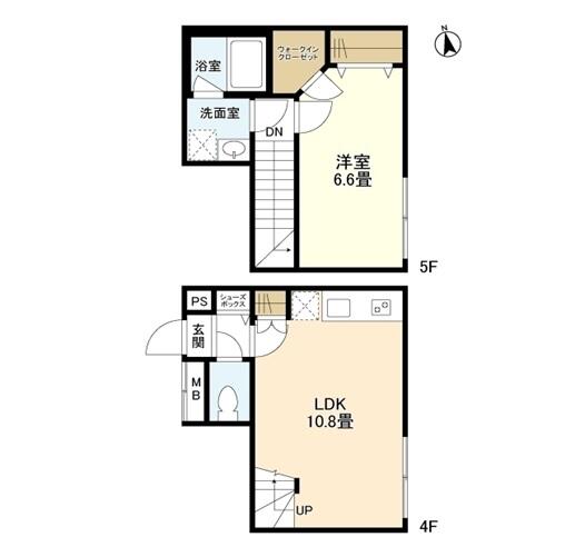 ウェルスクエアイズム文京小日向間取り図