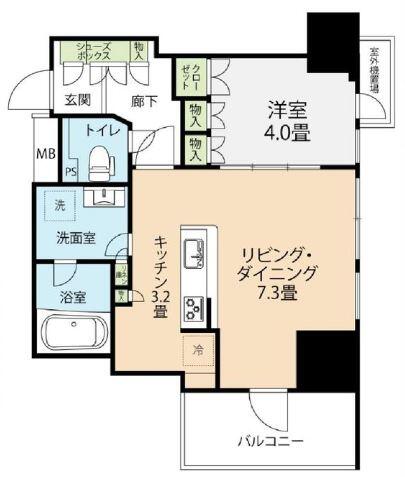 シャリエ御茶ノ水間取り図