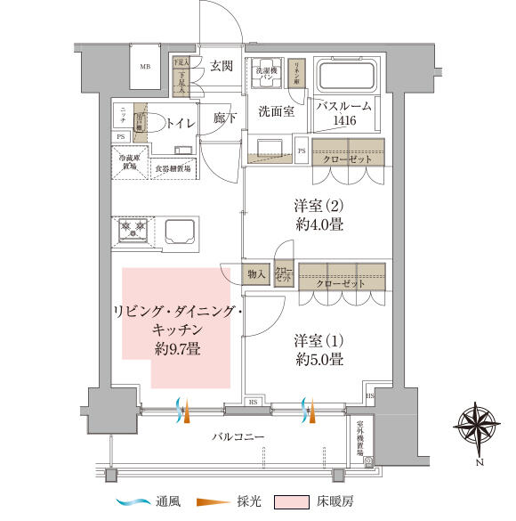 オープンレジデンシア本郷後楽園間取り図