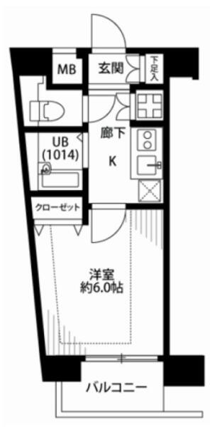 プレール・ドゥーク文京本駒込間取り図