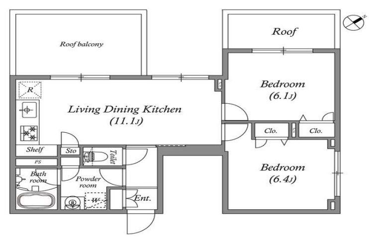 LEGALAND千石間取り図