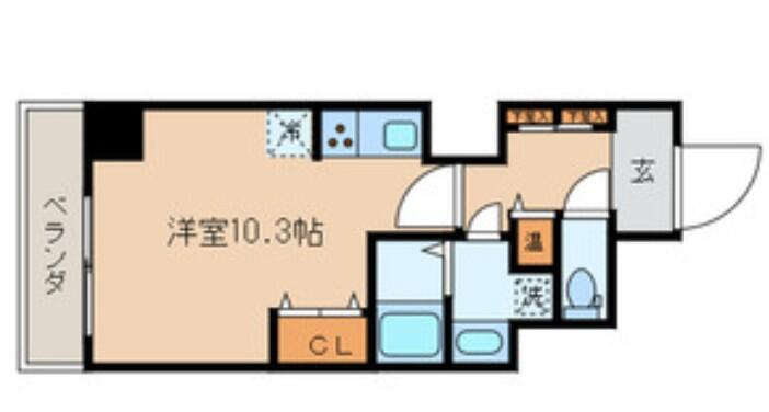 Crest本郷　(クレスト本郷) 1102号室 間取り図