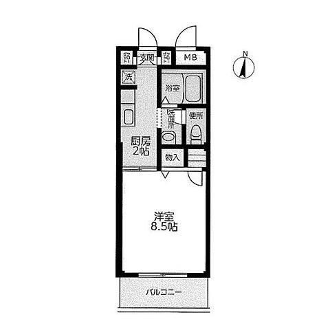 リヴェール千駄木間取り図