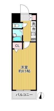 ジュエル文京白山 202号室 間取り図