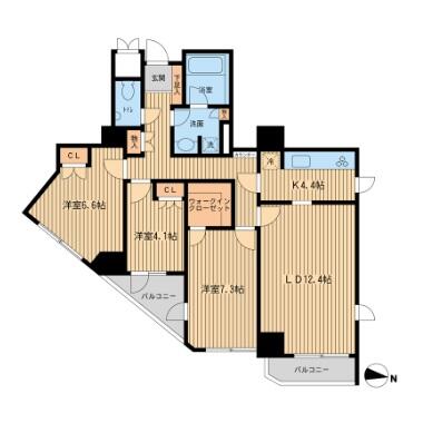 KDXレジデンス千駄木間取り図
