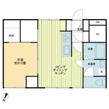 湯島ハイタウン　B棟間取り図