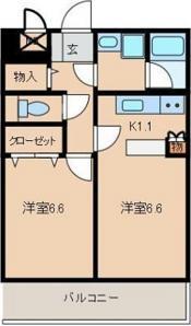 日興ロイヤルパレス白山間取り図