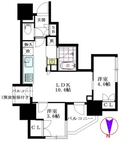 インプレスト文京東大前間取り図