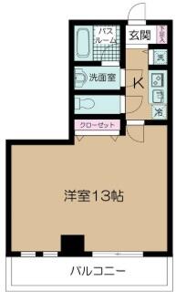 サンピア西須賀 304号室 間取り図