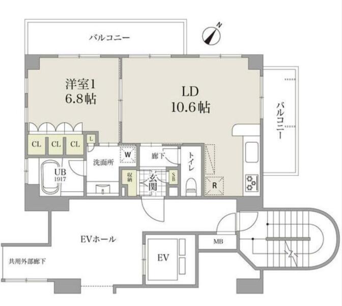 プレノ小石川間取り図