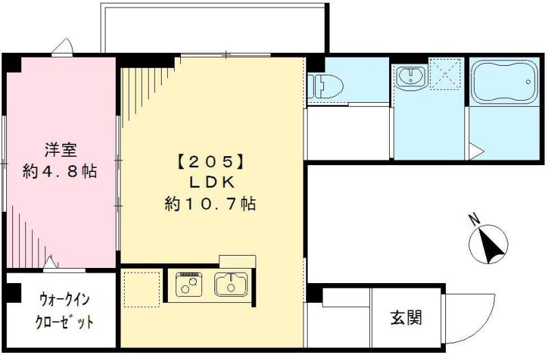 ラシーネ西片間取り図
