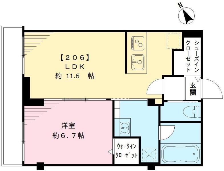 ラシーネ西片間取り図