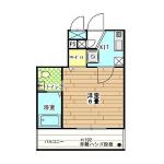 シャローム西片 間取り図