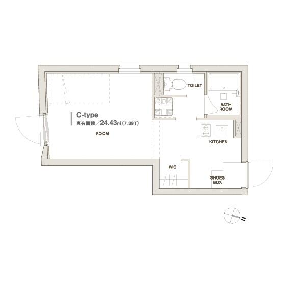 モデリアデイズ護国寺間取り図