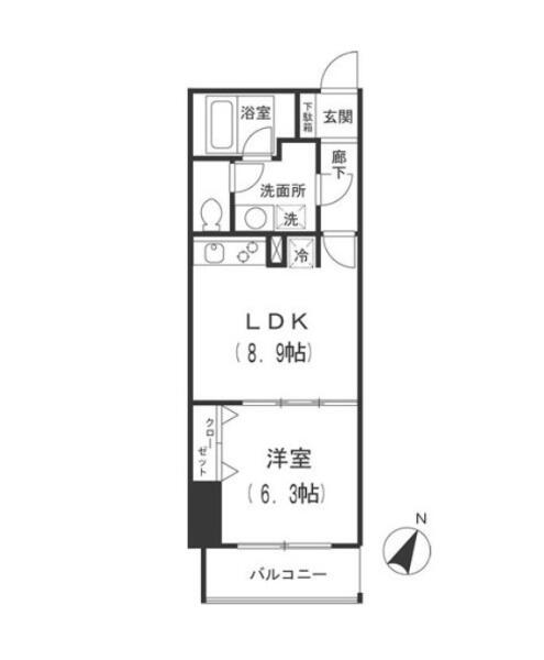 サントコア神楽坂間取り図