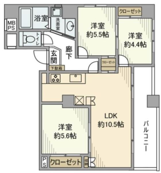 藤和シティホームズ根津間取り図