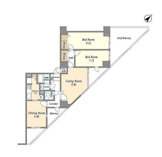 イトーピア音羽間取り図