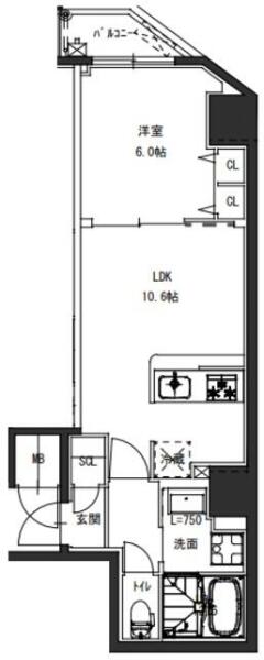 S-RESIDENCE駒込六義園間取り図