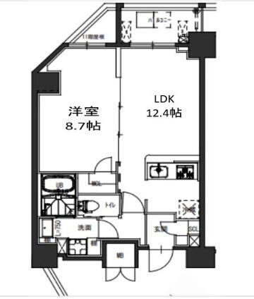 S-RESIDENCE駒込六義園間取り図