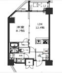 S-RESIDENCE駒込六義園 間取り図
