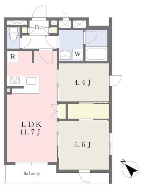 モーブ茗荷谷間取り図