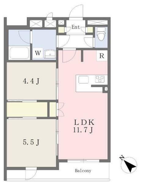 モーブ茗荷谷間取り図