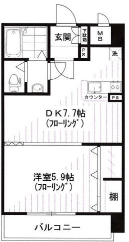 エクセシオーネお茶の水女子大前間取り図