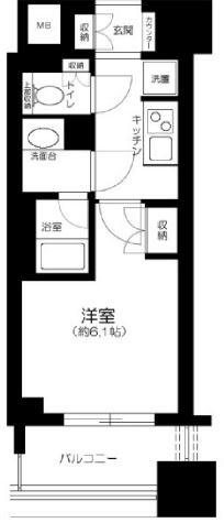 アトラス白山間取り図