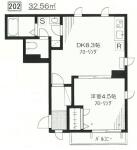 ショコラ白山間取り画像