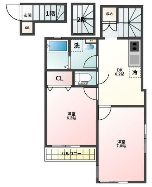 Glanz千駄木（グランツ千駄木）間取り図