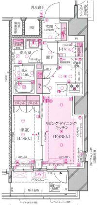 ルジェンテ文京湯島間取り図