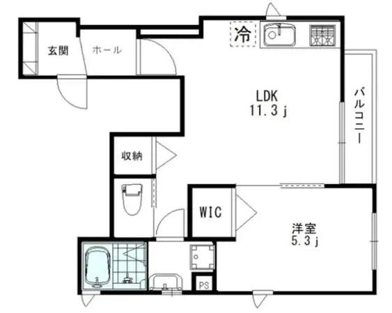ラ・ヴィスタ白山間取り図