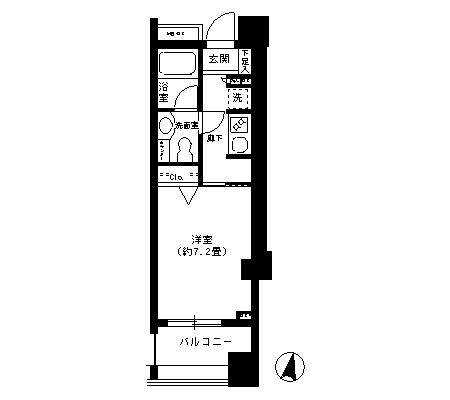 クリオ文京小石川間取り図