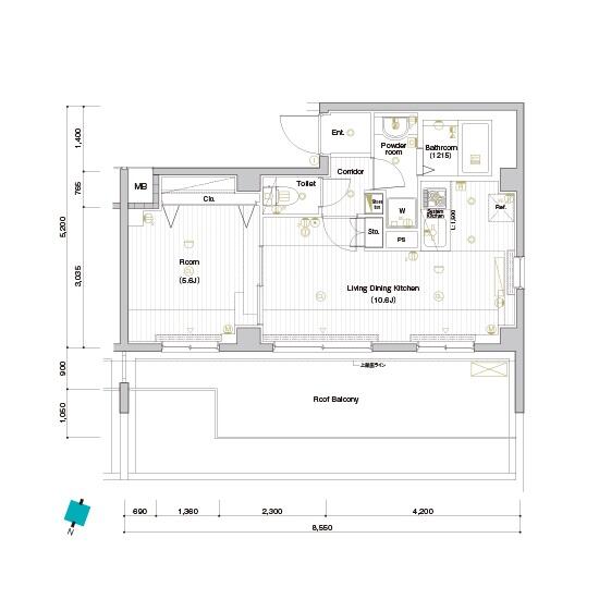 シーネクス本駒込間取り図