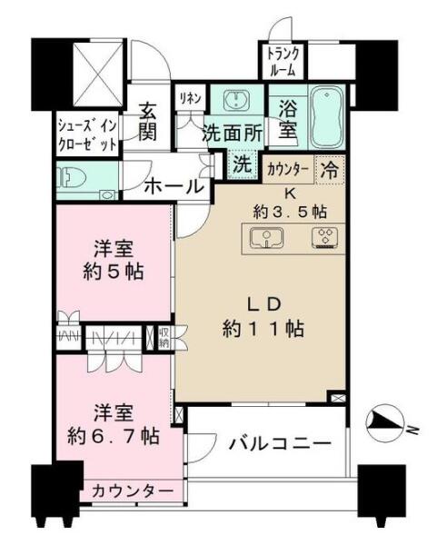 パークコート文京小石川　ザ　タワー間取り図