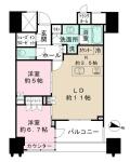 パークコート文京小石川　ザ　タワー 間取り図