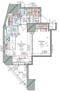 コンシェリア後楽園HILLTOP SQUARE間取り図