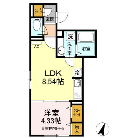 Dメゾン本駒込間取り図