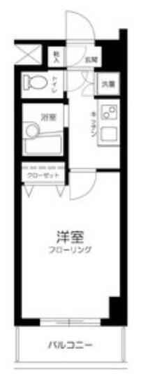 スカイコート文京小石川第3 102号室 間取り図