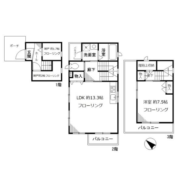 ハウス・ブラウニー間取り図