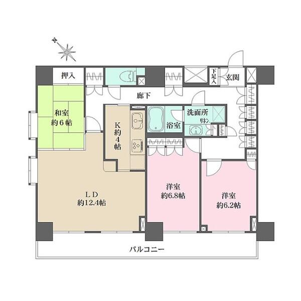 藤和シティコープ音羽間取り図