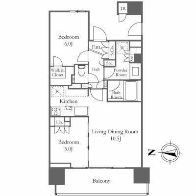 プラウド文京関口間取り図