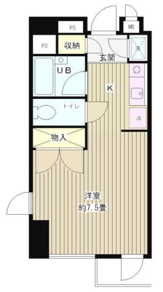 グリーン江戸川橋間取り図